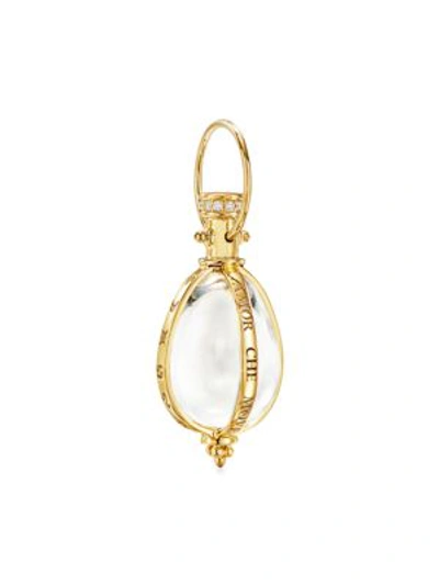Shop Temple St Clair Women's Celestial 18k Yellow Gold, Diamond & Crystal Astrid Amulet