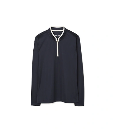Shop Tory Sport Tory Burch Half-zip Performance Pullover In Tory Navy
