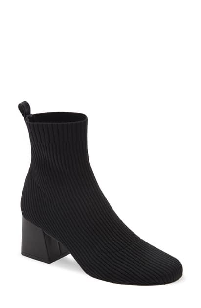 steve madden black sock booties