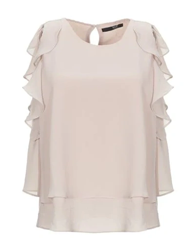 Shop Guess Blouse In Beige