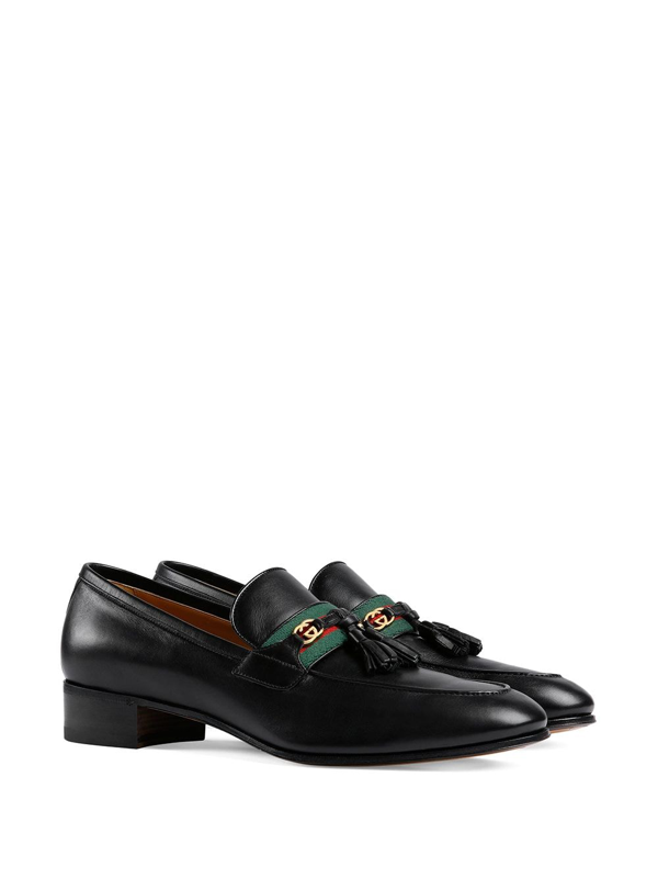 gucci loafer with gg web