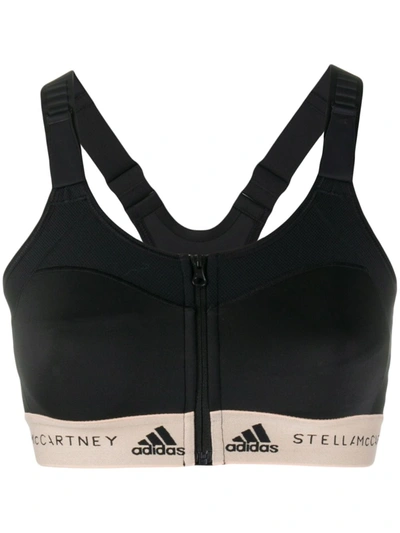 Shop Adidas By Stella Mccartney Training Bra In Black