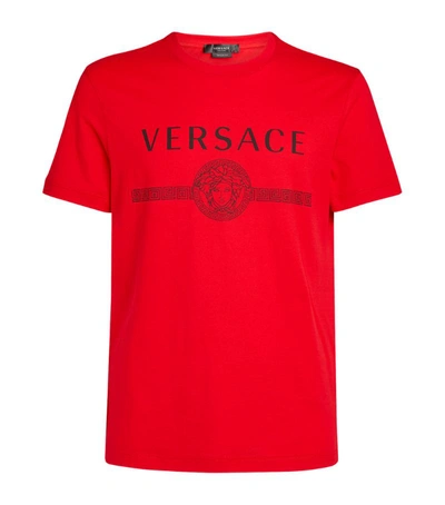 Shop Versace Medusa Logo T-shirt