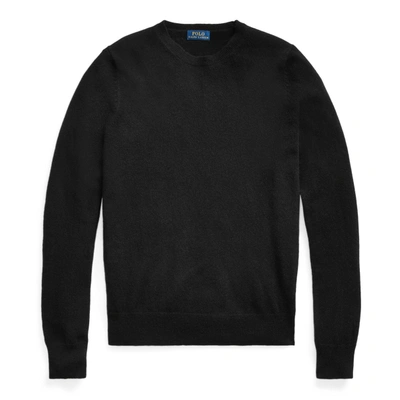 Shop Ralph Lauren Washable Cashmere Sweater In Polo Black