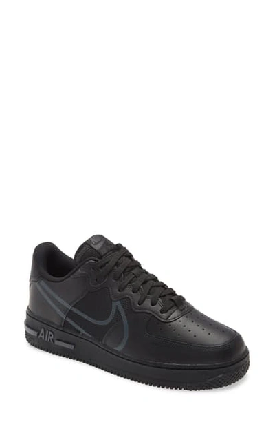 Shop Nike Air Force 1 React Sneaker In Black/ Anthracite
