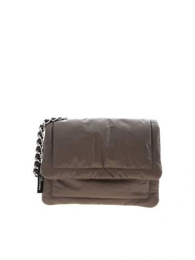 Shop Marc Jacobs The Pillow Bag In Loam Soil Color In Grey