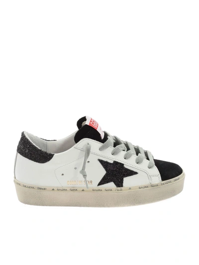 Shop Golden Goose Hi Star Classic Sneakers In White And Black