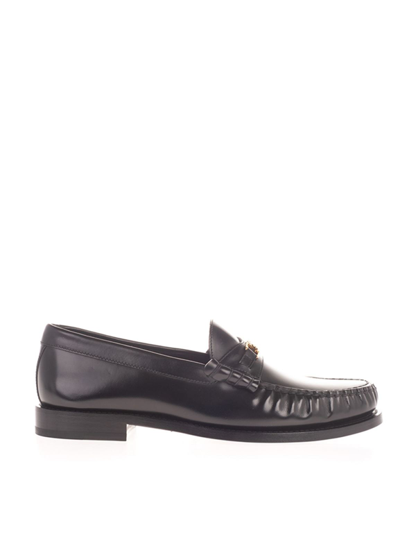 Celine Triomphe Loafers In Black | ModeSens