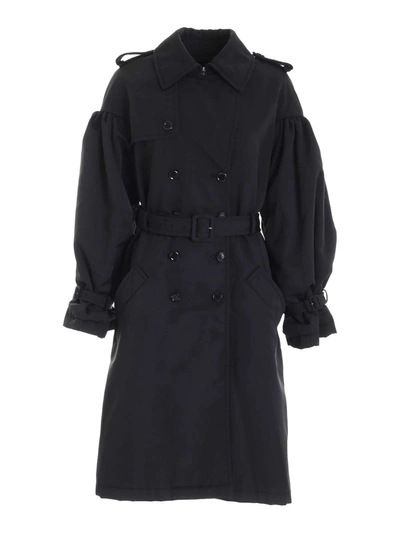Shop Moschino Modery Marie Antoniette Down Jacket In Black