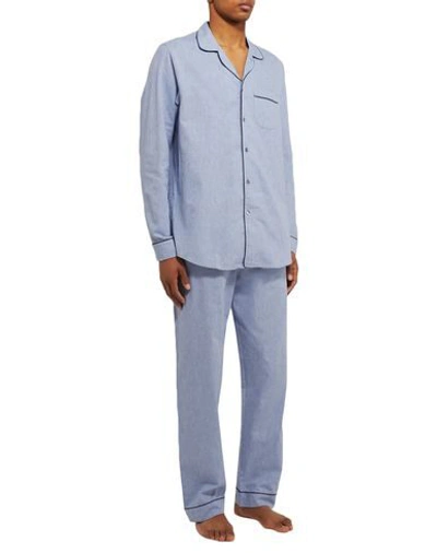 Shop Desmond & Dempsey Sleepwear In Sky Blue