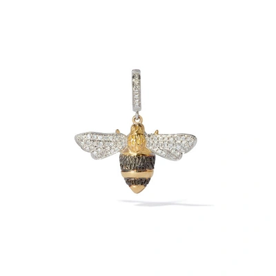 Shop Annoushka Mythology 18ct Yellow Gold Diamond Bee Charm Pendant