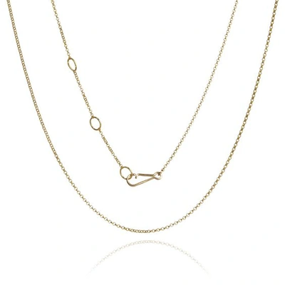 Shop Annoushka 18ct Gold Fine Long Belcher Chain