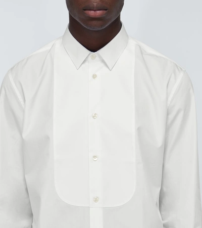 Shop Saint Laurent Long-sleeved Formal Shirt In White