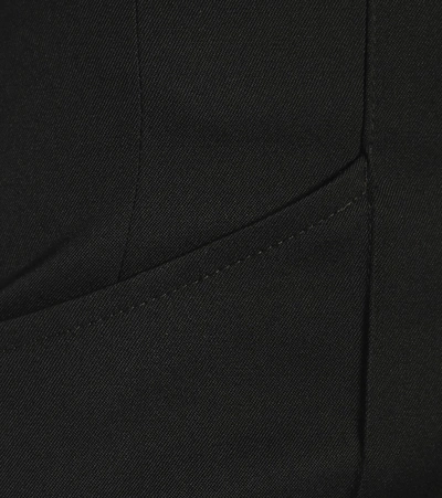 Shop Isabel Marant Padme High-rise Wool Pants In Black