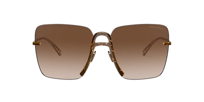 Giorgio Armani Woman Sunglass Ar6118 In Brown Gradient