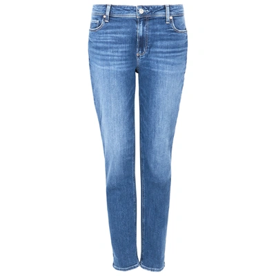 Shop Paige Cindy Blue Straight-leg Jeans