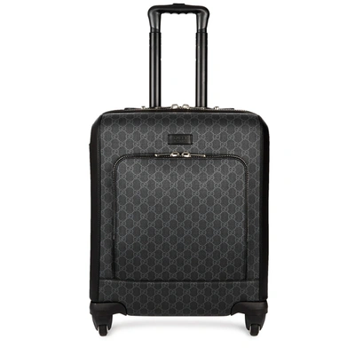 Shop Gucci Gran Turismo Gg Supreme Monogrammed Suitcase In Black