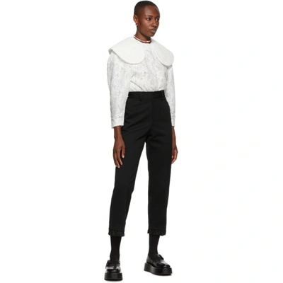 Shop Shushu-tong White Round Collar Blouse In Wh100 White