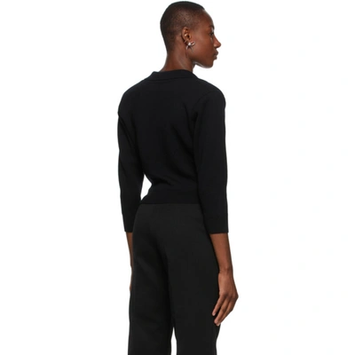 Shop Shushu-tong Shushu/tong Black V-neck Sweater In Ba100 Black