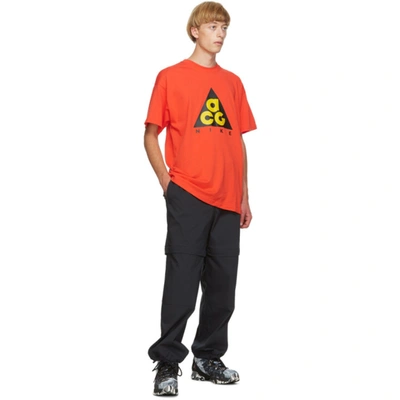 Shop Nike Acg Red Acg Graphic T-shirt In 634 Habaner