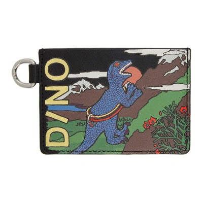 Shop Ps By Paul Smith Multicolor Dino Card Holder In Multi Pr