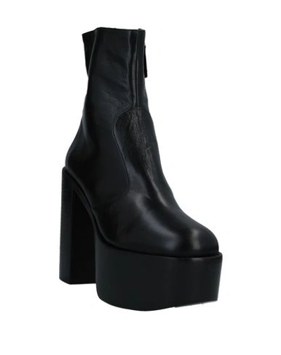 Simon Miller 110mm High Raid Leather Ankle Boots In Black | ModeSens
