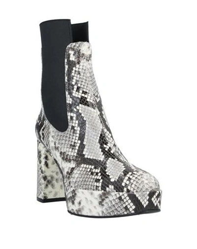 Shop Acne Studios Ankle Boots In Grey