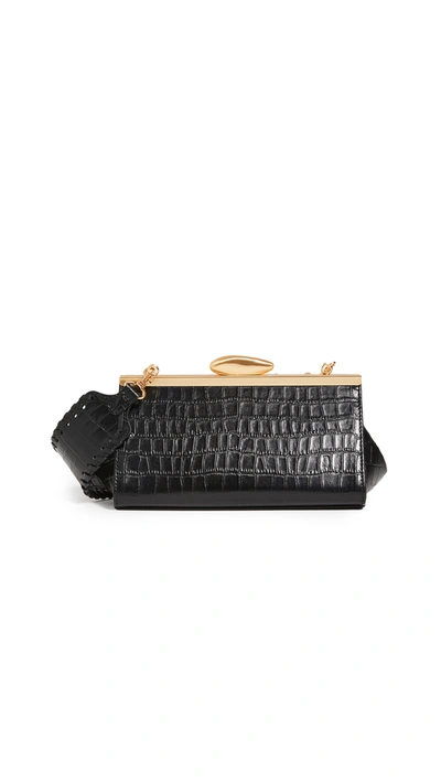 Shop Reike Nen Pebble Long Mini Bag In Black