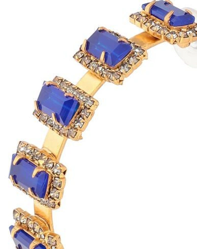 Shop Elizabeth Cole Earrings In Bright Blue