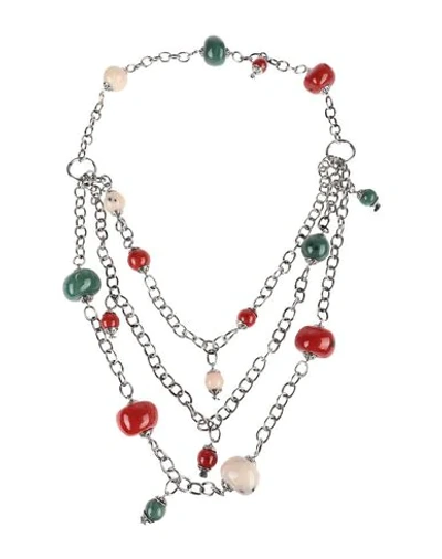 Shop Dsquared2 Necklaces In Green