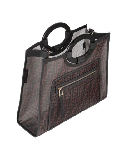 Shop Fendi Handbag In Cocoa