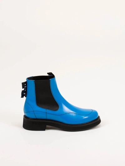 Shop Off-white Calf Chelsea Boot Blue
