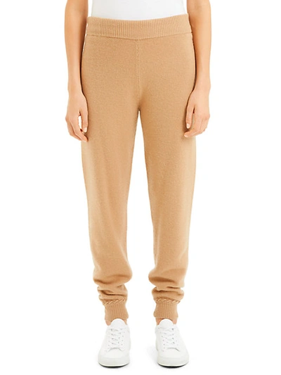 Shop Theory Whipstitch Cashmere Lounge Pants In Camel