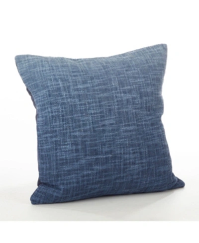 Shop Saro Lifestyle Ombre Decorative Pillow, 20" X 20" In Navy