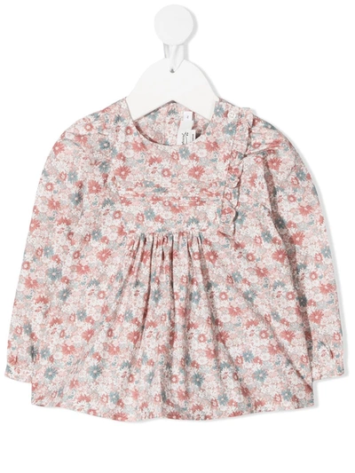 FLORAL COTTON BLOUSE