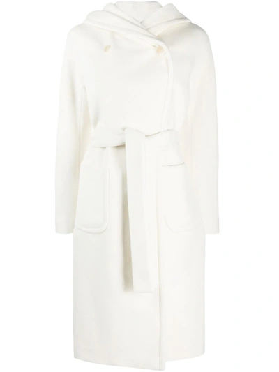 Shop Tagliatore Daisy Double-breasted Coat In White