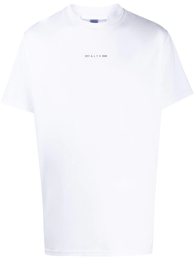 Shop Alyx Oversized Logo-print T-shirt In White