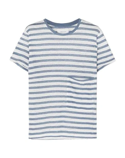 Shop Current Elliott T-shirts In Slate Blue