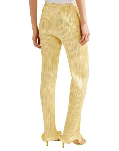 Shop Sies Marjan Woman Pants Yellow Size 10 Linen, Acetate, Nylon, Elastane