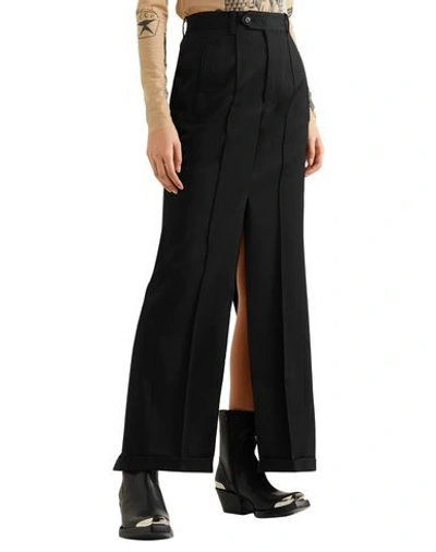 Shop Vetements Long Skirts In Black
