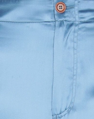 Shop Jejia Woman Pants Pastel Blue Size 10 Silk, Cotton