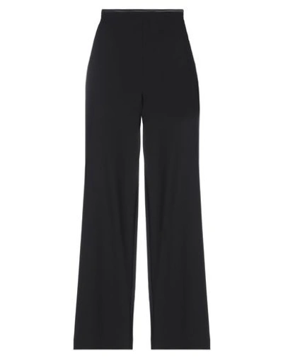 Shop Emporio Armani Woman Pants Black Size 8 Viscose, Polyamide, Elastane, Polyester