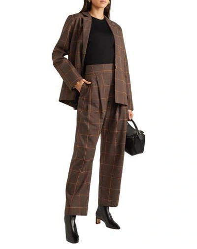 Shop Matin Woman Pants Dark Brown Size 8 Cotton