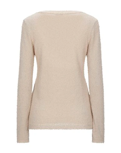 Shop Charlott Woman Sweater Beige Size L Cotton