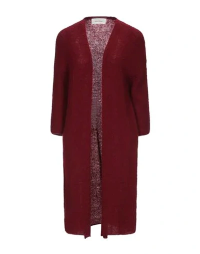 Shop American Vintage Cardigans In Maroon