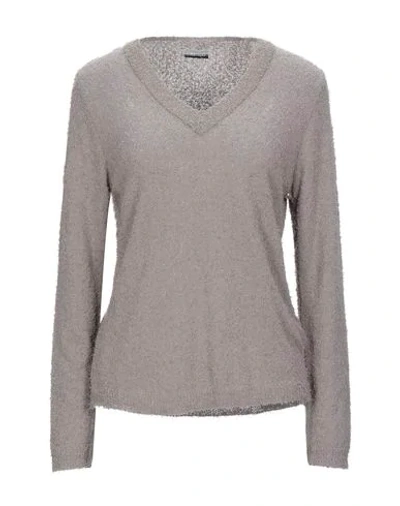 Shop Charlott Woman Sweater Grey Size L Cotton
