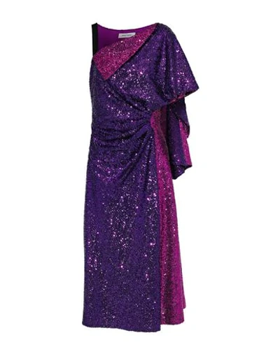 Shop Prabal Gurung Midi Dresses In Purple