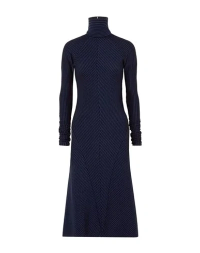 Shop Haider Ackermann Knee-length Dress In Dark Blue