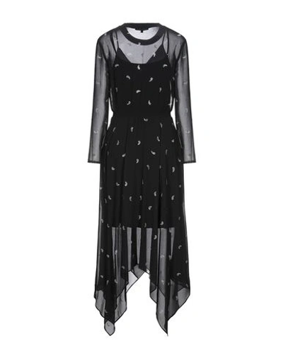 Shop Maje Midi Dresses In Black