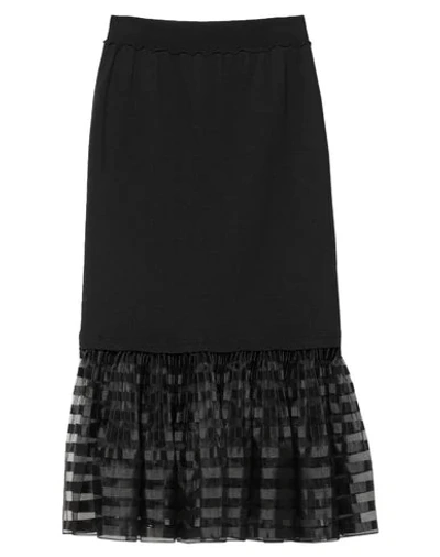 Shop Jw Anderson Maxi Skirts In Black